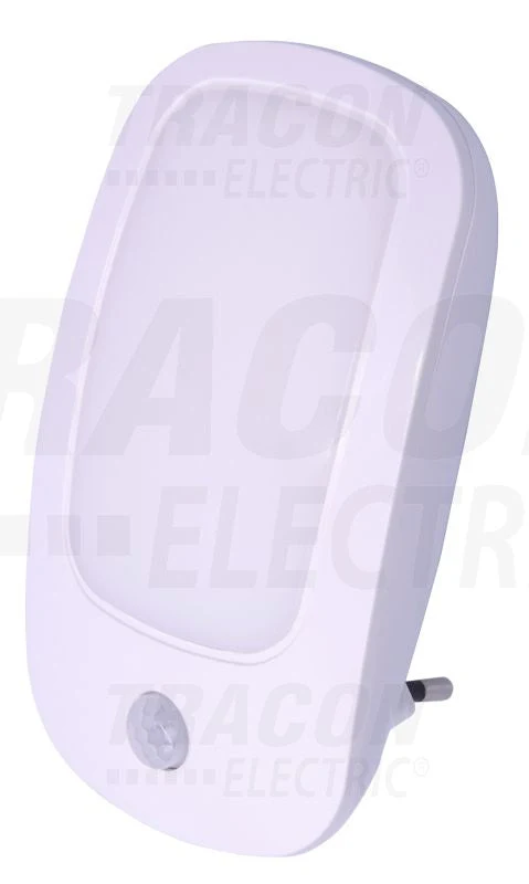 Tracon Éjszakai fény 230VAC, 50Hz, 0,5W, 20lm, PIR+CDS, 3,5m NLB
