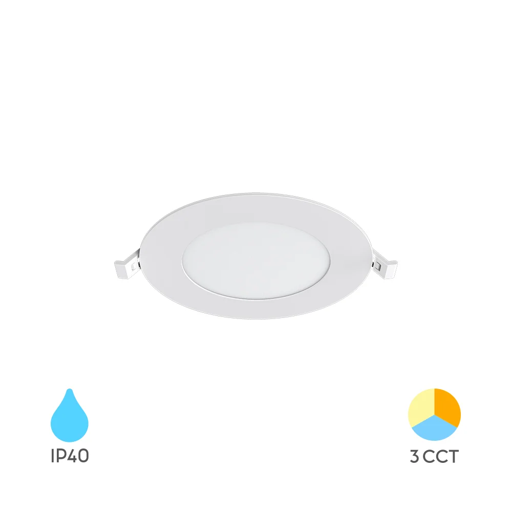 Braytron Led süllyesztett Led panel Fehér 6W IP40 3IN1 470Lm 220-240V BP01-60680