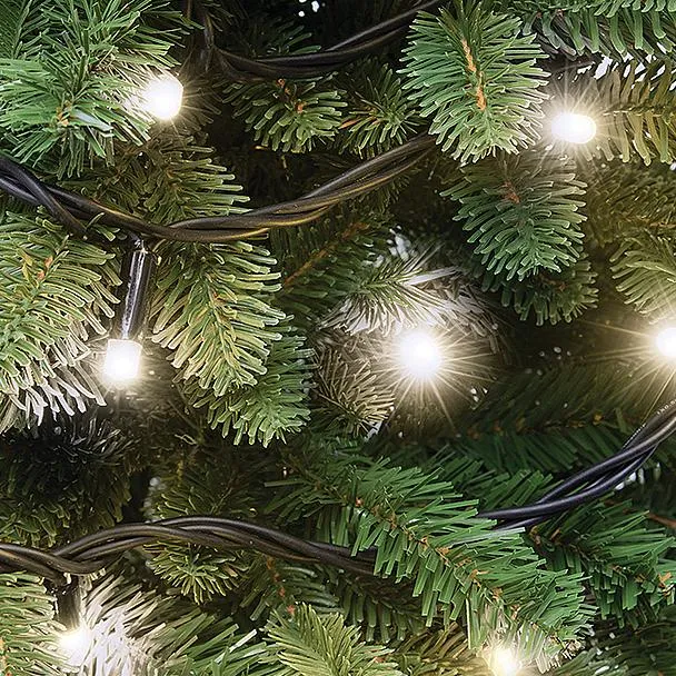 Dekoratív téli díszvilágítás, meleg fehér fény - fényfüzér csomag: 20m eresz, 5m erkély, 2x3m ablakok, tartozékokkal