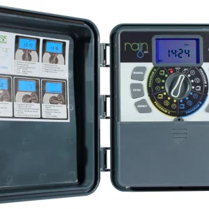 Öntözőrendszer automatizálása 4 db 24 V-os mágnesszeleppel