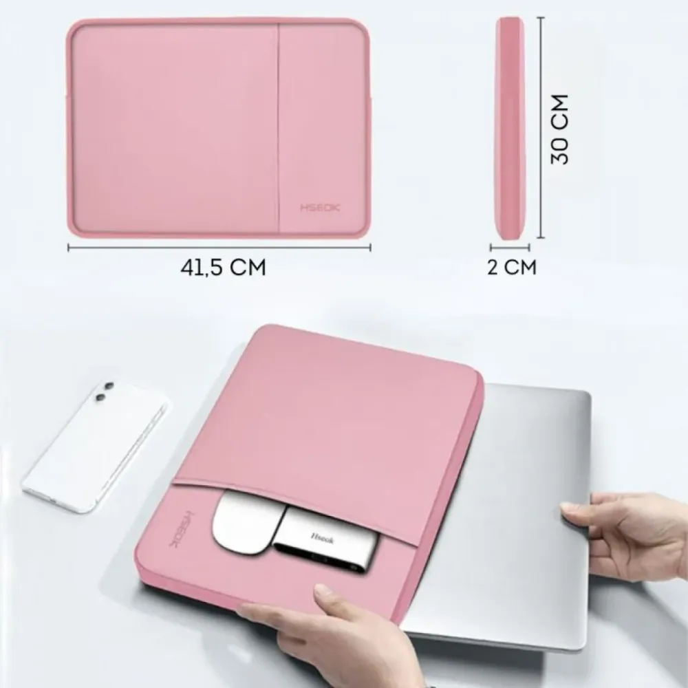 Hseok rózsaszín laptop táska – védelem és stílus