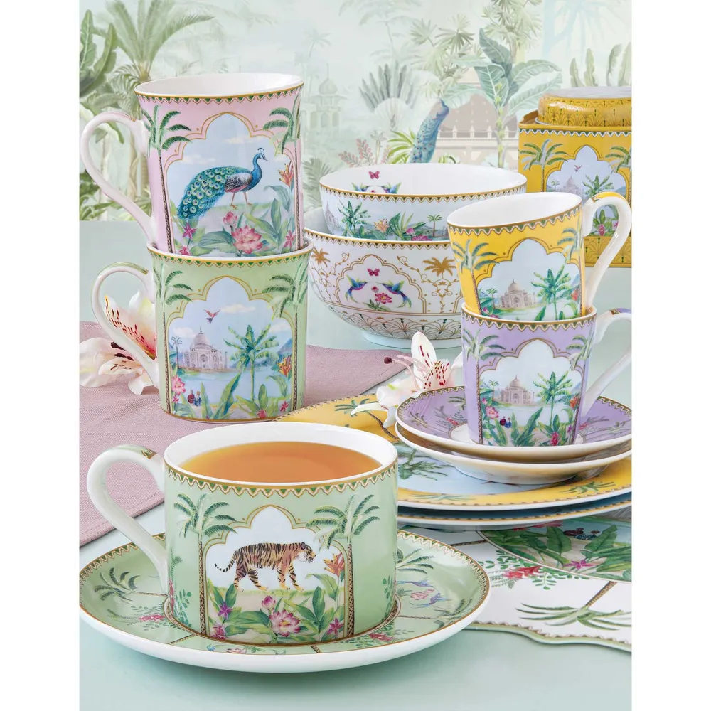 Porcelán bögre 4 db szett Paradise Sauvage