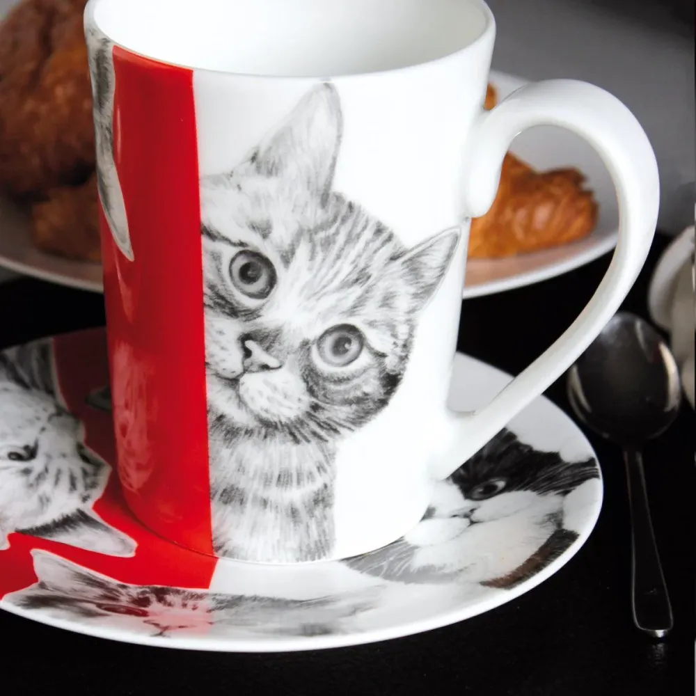 Taitù bögre Cats Best Friends kollekció finom porcelán porcelán 14-1-4 CATS