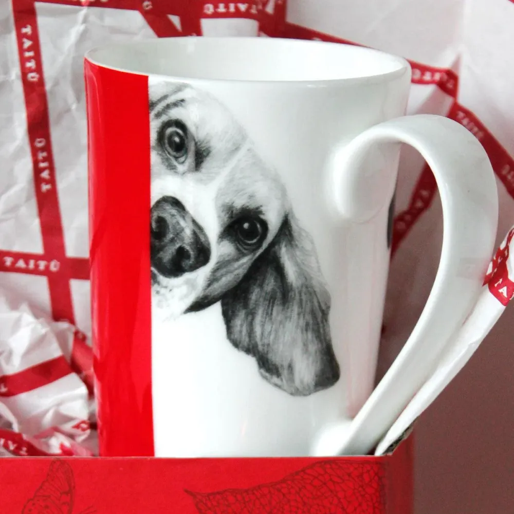 Taitù bögre Dogs Best Friends kollekció finom porcelán porcelán 14-1-4 KUTYA