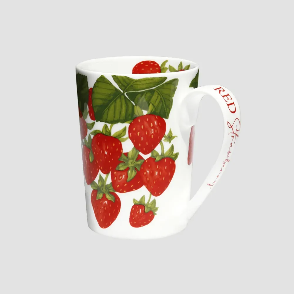 Taitù csésze Red Strawberry finom porcelán porcelán 12-11-4