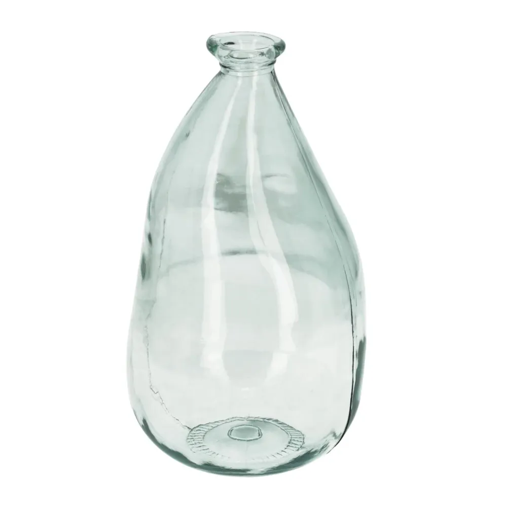 Brenna váza 100% újrahasznosított áttetsző üvegből, 36 cm