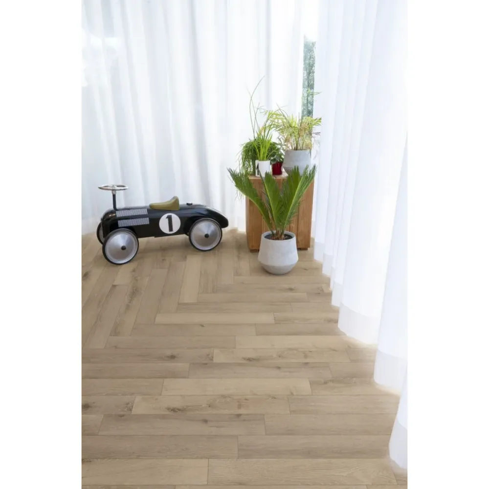 COREtec Authentics Herringbone 50 LVREH 140 Nimbus klikkes vinyl padló int. parafa alátéttel