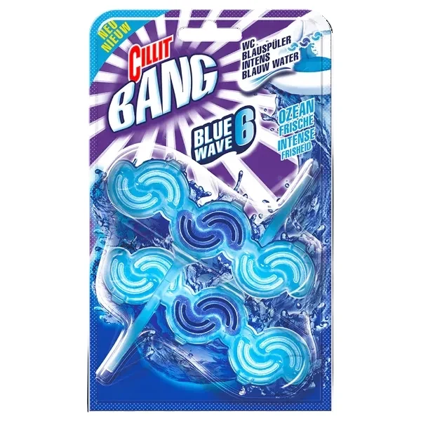 Cillit Bang Wc-block Blue Wave 6 Ocean friss 2x39g