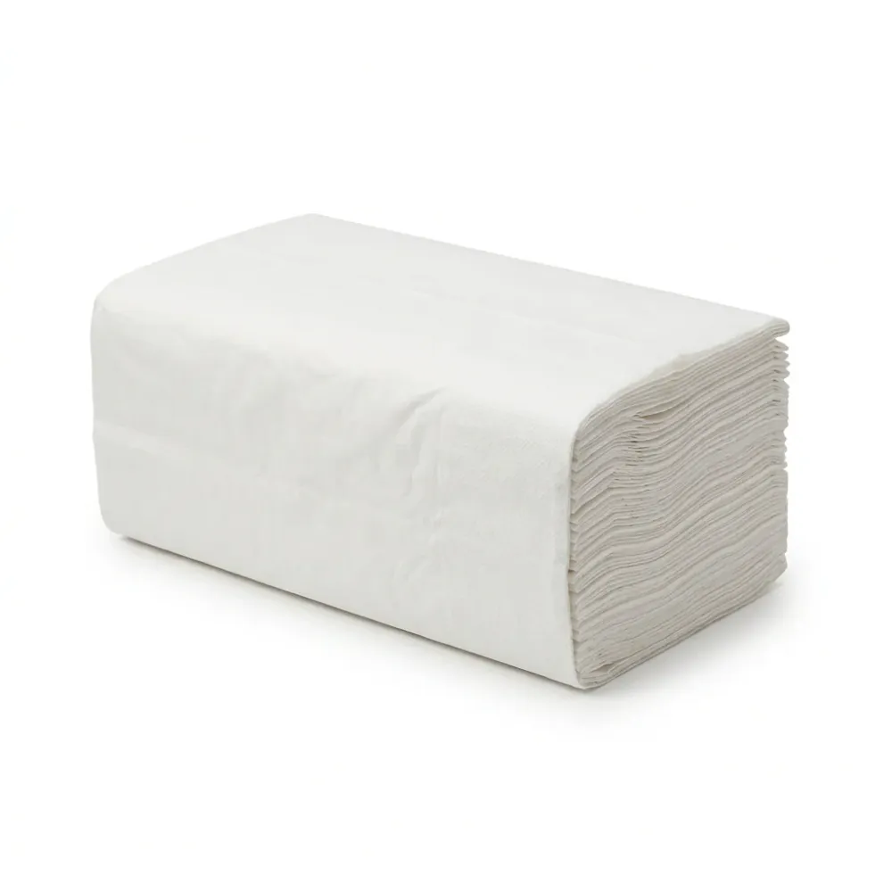 Prosoape de hartie pliate, 2 straturi, Medipro - alb