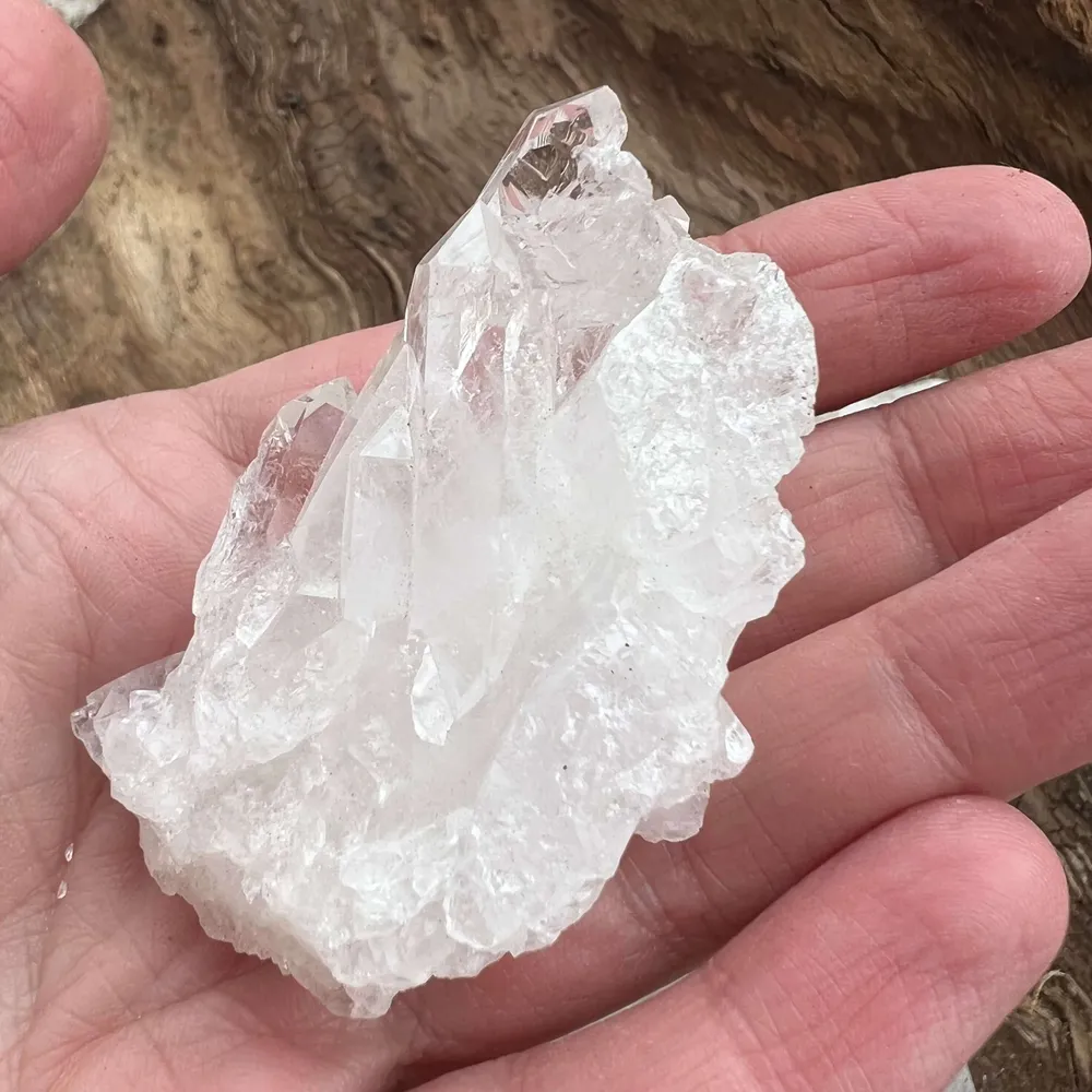 Színtelen kvarcfürt/druzy hegyikristály S 4,5-5,5 cm