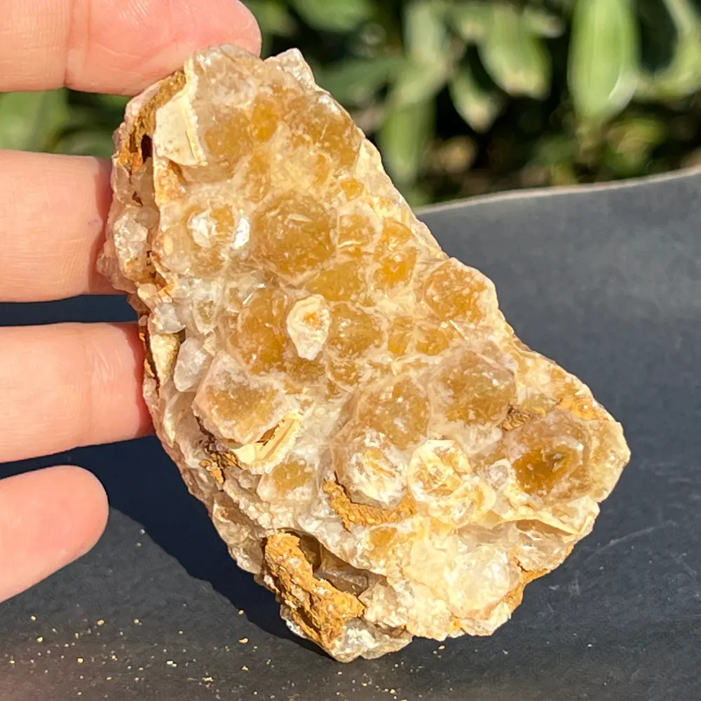 Zambia-i citrom kvarc cluster, Golden Healer modell 36