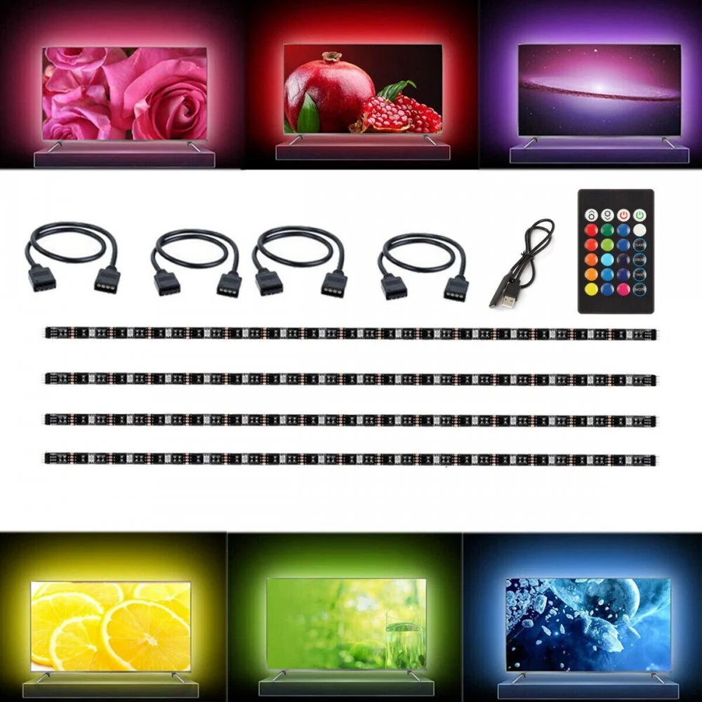 Innolight 4×0,5 m LED Szalag - TV/monitor Háttérvilágítás, Energiatakarékos LED Csík