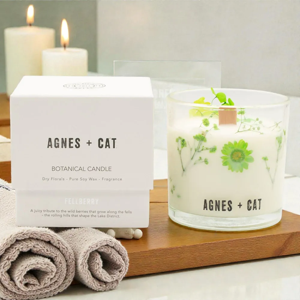 Agnes + Cat Botanikus Szójagyertya – Fellberry