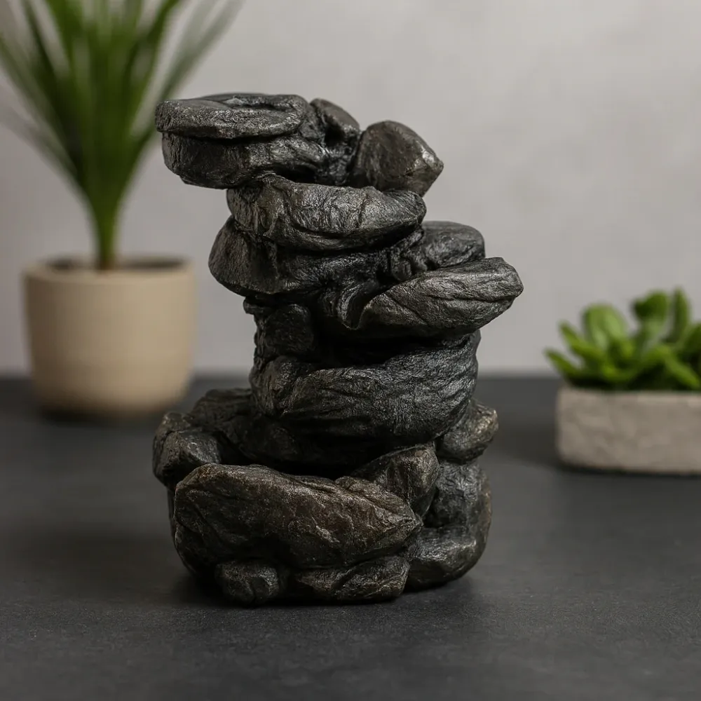 Asztali szökőkút 35cm természetes kőalakzat