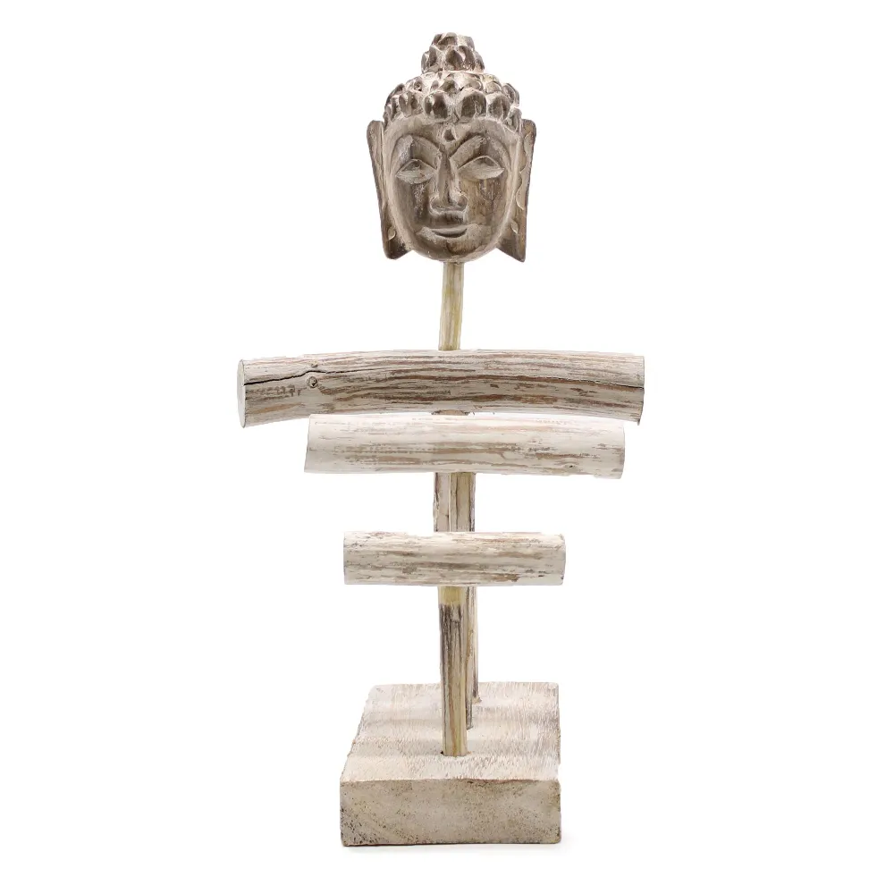Buddha állvány 3 ágú fehérített