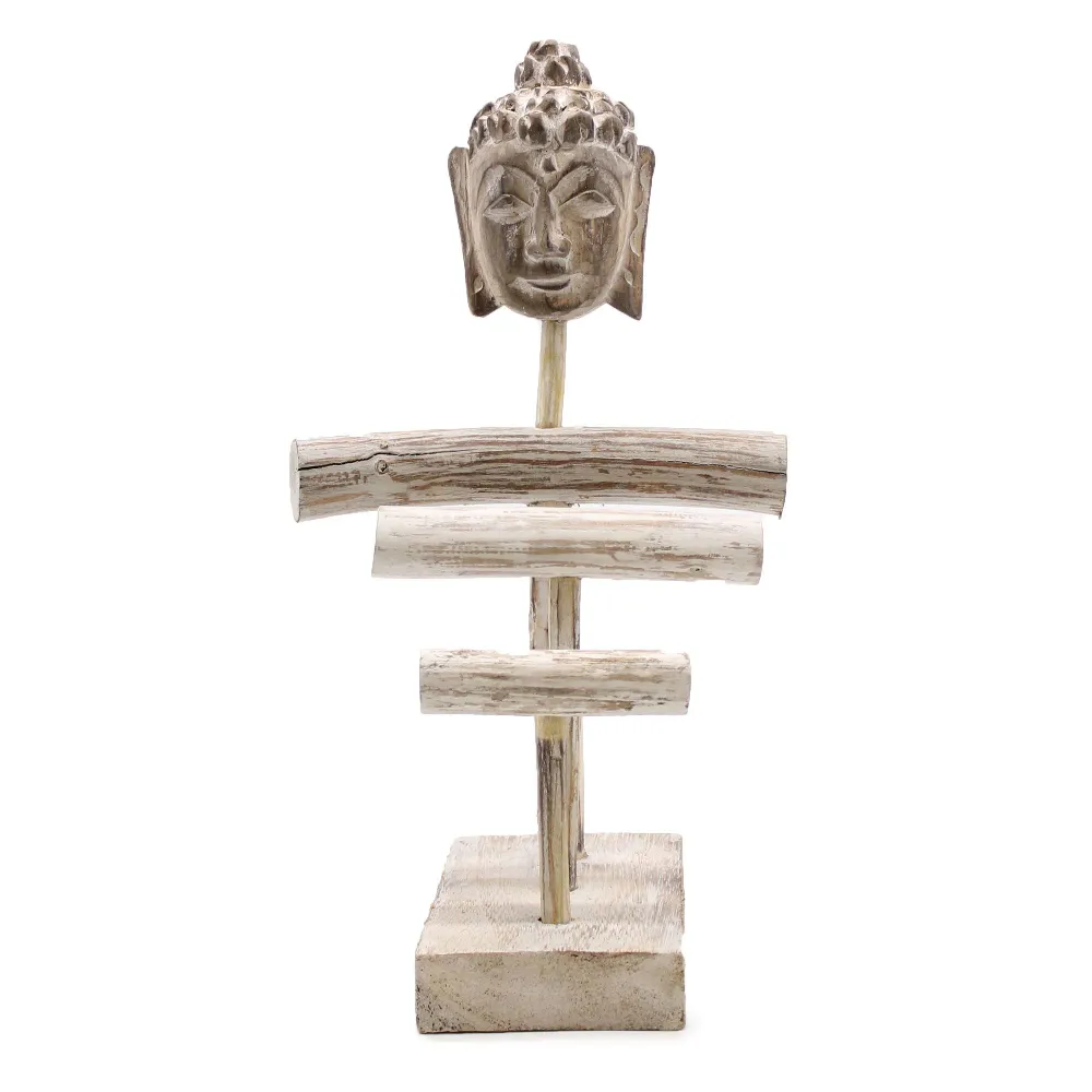 Buddha állvány 3 ágú fehérített