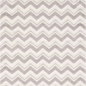 Bézs–krém chevron mintás szőnyeg