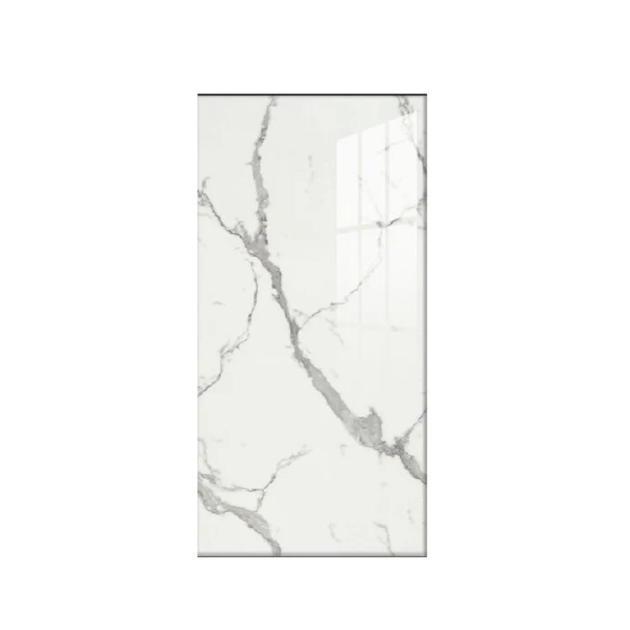 10 darab tapétalap készlet, Vivimall, 60 x 30 cm, 1.5 mm vastagság, PVC, Márványutánzat minta, 1.8 nm felület, Világosszürke