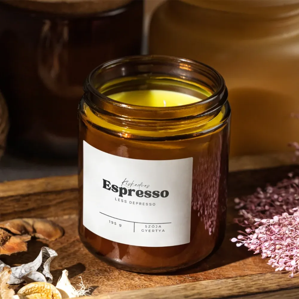 Espresso - barna tégelyben