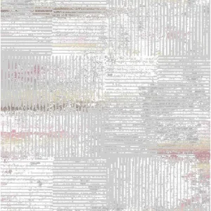 Geometrikus Szürke Patchwork Szőnyeg