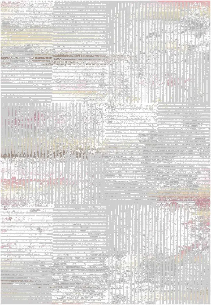 Geometrikus Szürke Patchwork Szőnyeg