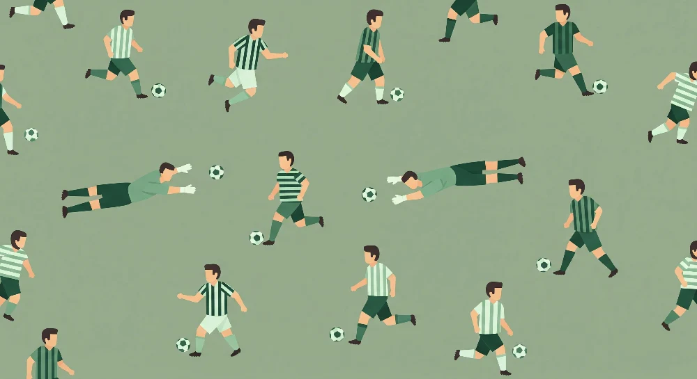 Gyerekek szobája tapéta | Futballozó gyerekek zöld háttérrel