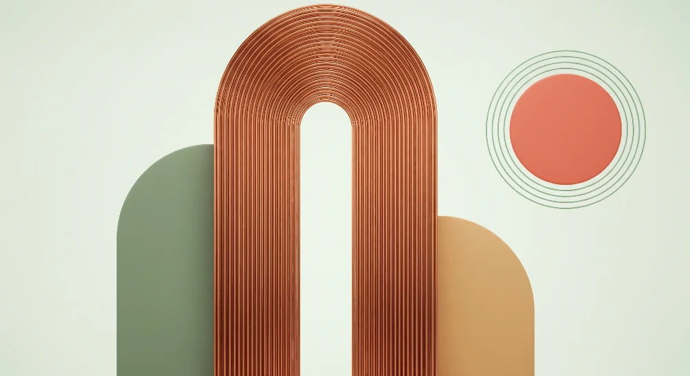 Gyerekek szobájának tapétája | Modern geometrikus formák lágy színekben