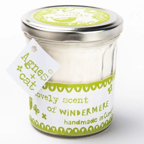 Illatos szójaviasz gyertyás üveg, Windermere 220ml