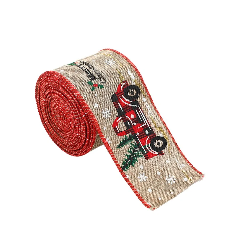 Karácsonyi szalag karácsonyfa díszítéshez, Vivimall, Díszítő karácsonyi szalag masnikhoz, Merry Christmas pick-up nyomat,...
