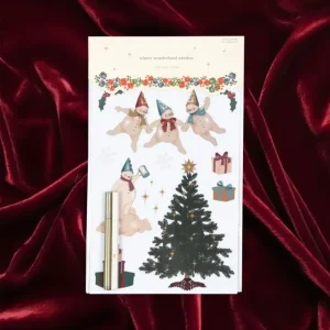 Konges Slojd Ablak matrica szett - Let it snow