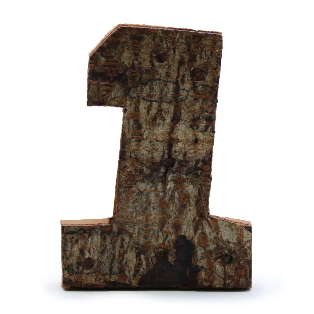 Fa kéreg szám 1, 7 cm