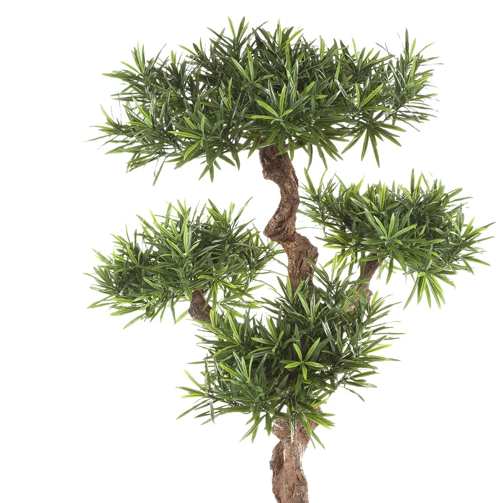 Kőtiszafa cserepes műnövény 110 cm zöld "Podocarpus"