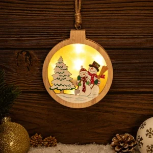 LED karácsonyi ablakdísz,hóember,kör,elemes , Timer 6+18h, 5LED, 3000K, 2xAAA,CHRHCSN5WW