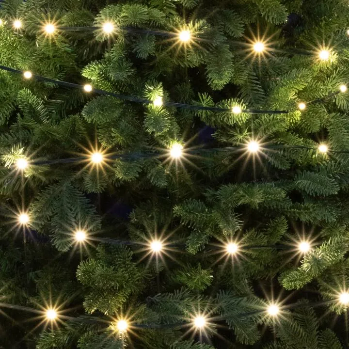 LED308DWW DOT LED-es fényfüzér, kül- és beltéri kivitel, 300 db melegfehér LED, 8 világítási mód, 30 m füzérhossz,IP44 LED...