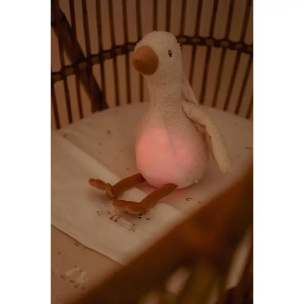 Little Dutch Alvást segítő zenélő gúnár éjjeli fénnyel - Newborn Naturals