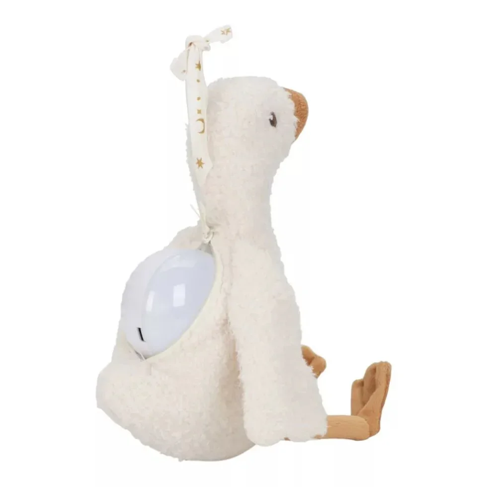 Little Dutch Alvást segítő zenélő gúnár éjjeli fénnyel - Newborn Naturals