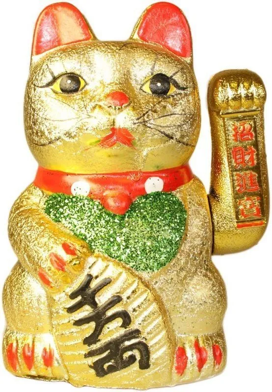 Maneki Neko Szerencsés Pénz Macska