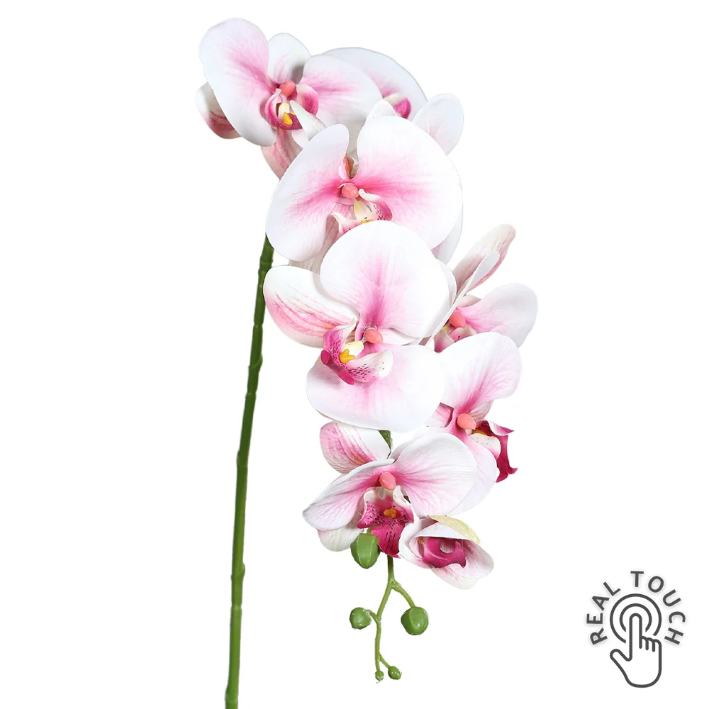 ORCHID halvány pink szálas mű orchidea 96 cm