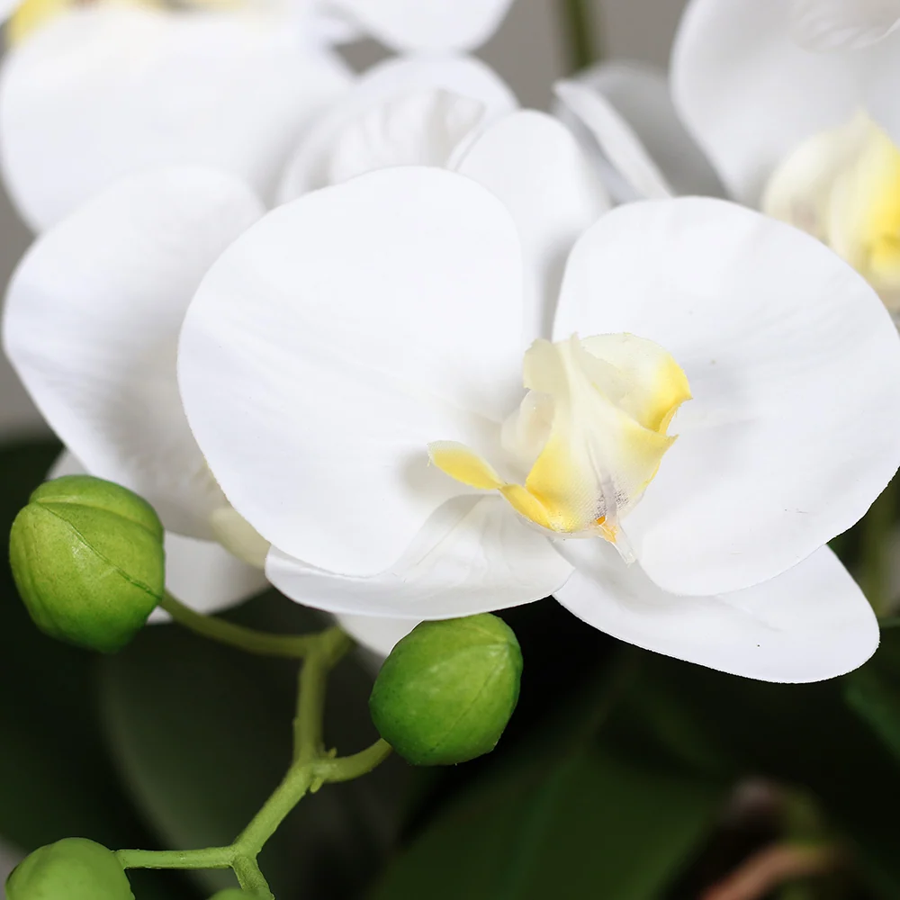 ORCHID krémszínű cserepes mű orchidea 100 cm