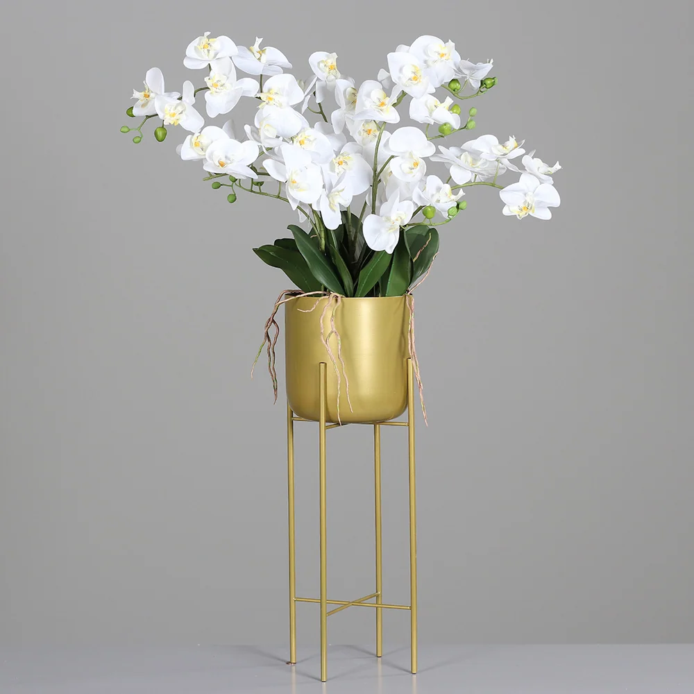 ORCHID krémszínű cserepes mű orchidea 100 cm