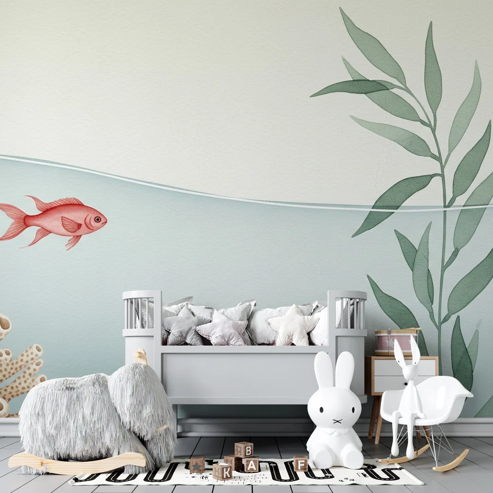 Papel de parede quarto bebê | Tenger alatti halak és korallzátonyok