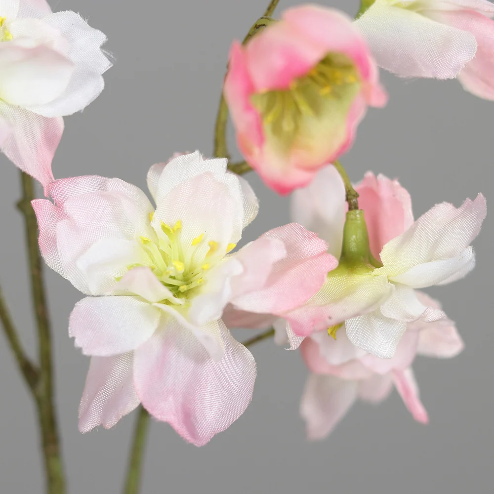 PRUNUS rózsaszín mű cseresznyefa ág 60 cm