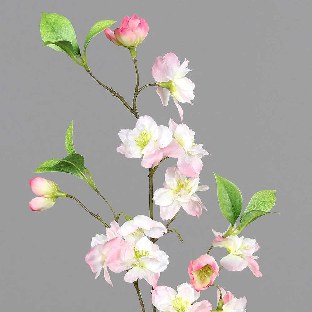 PRUNUS rózsaszín mű cseresznyefa ág 60 cm