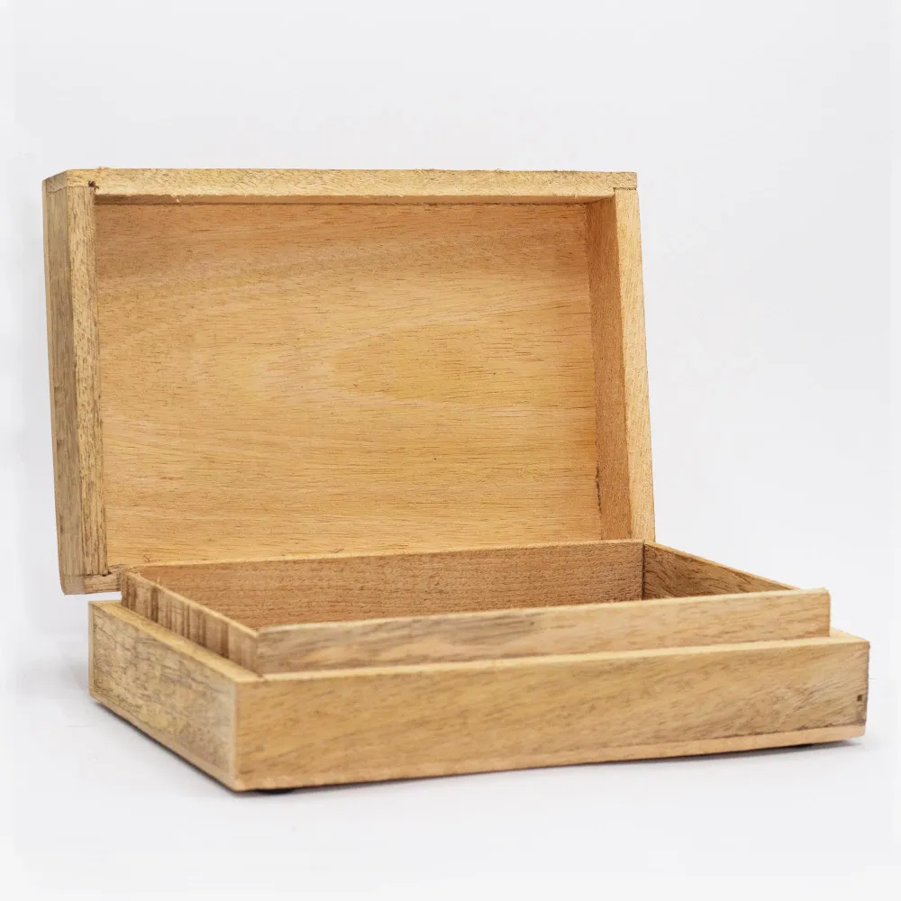 Téglalap alakú doboz Hamsa fekete gravírozott 21.5x14x6.3cm
