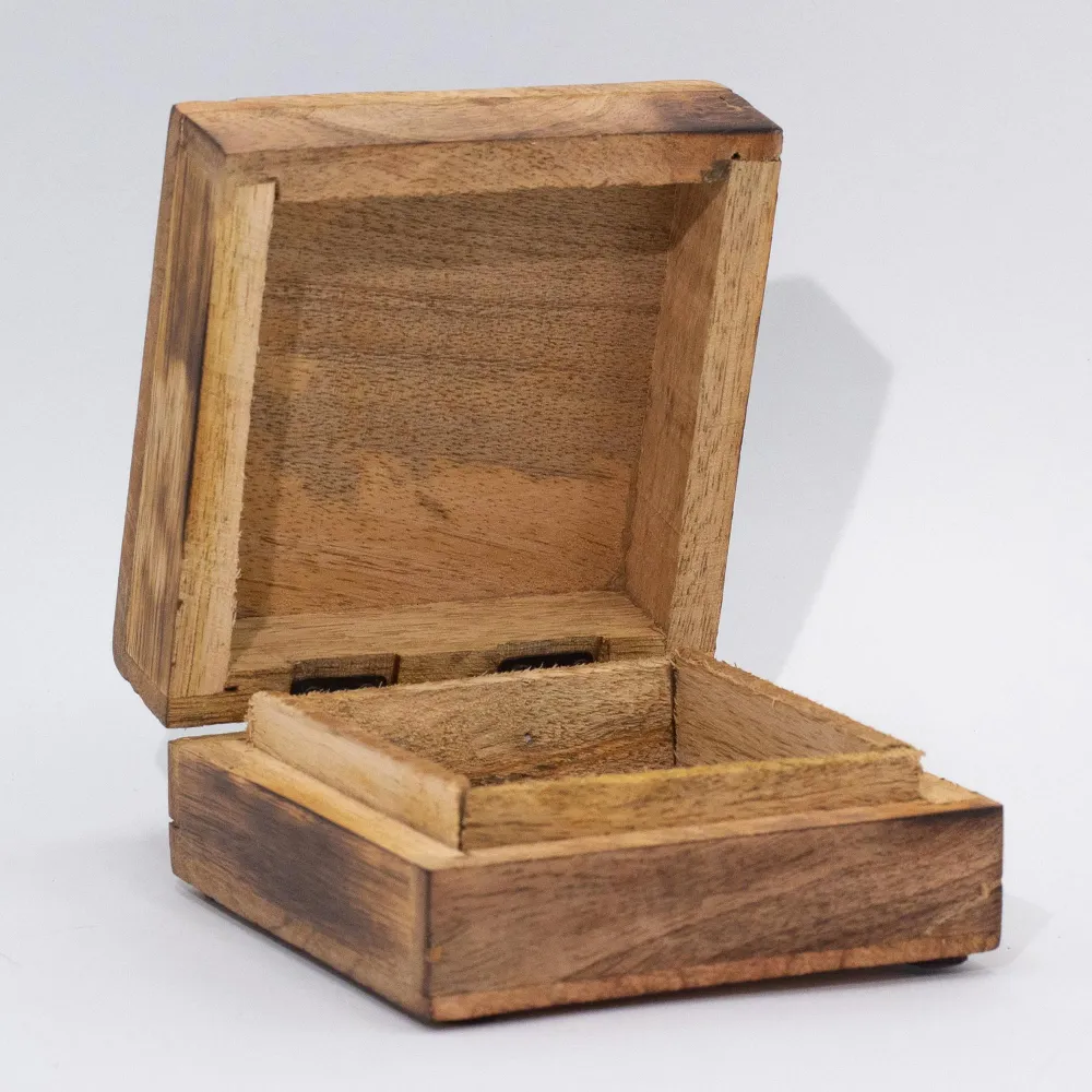 Tárolódoboz türkiz gomba mintával 15x17.5x8cm