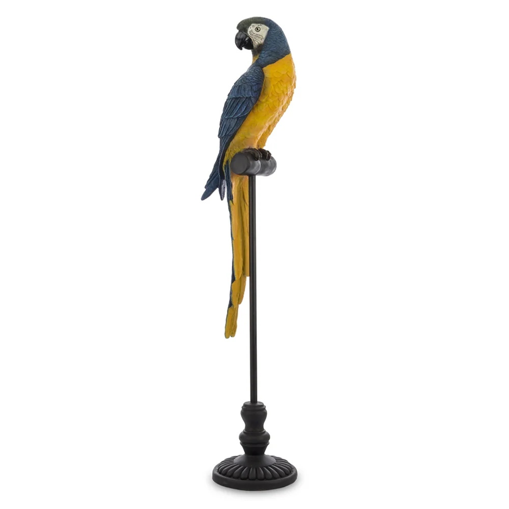 TROPICO kék-sárga papagáj figura 102 cm