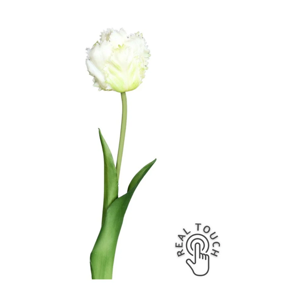 TULIP fehér mű tulipán 45 cm