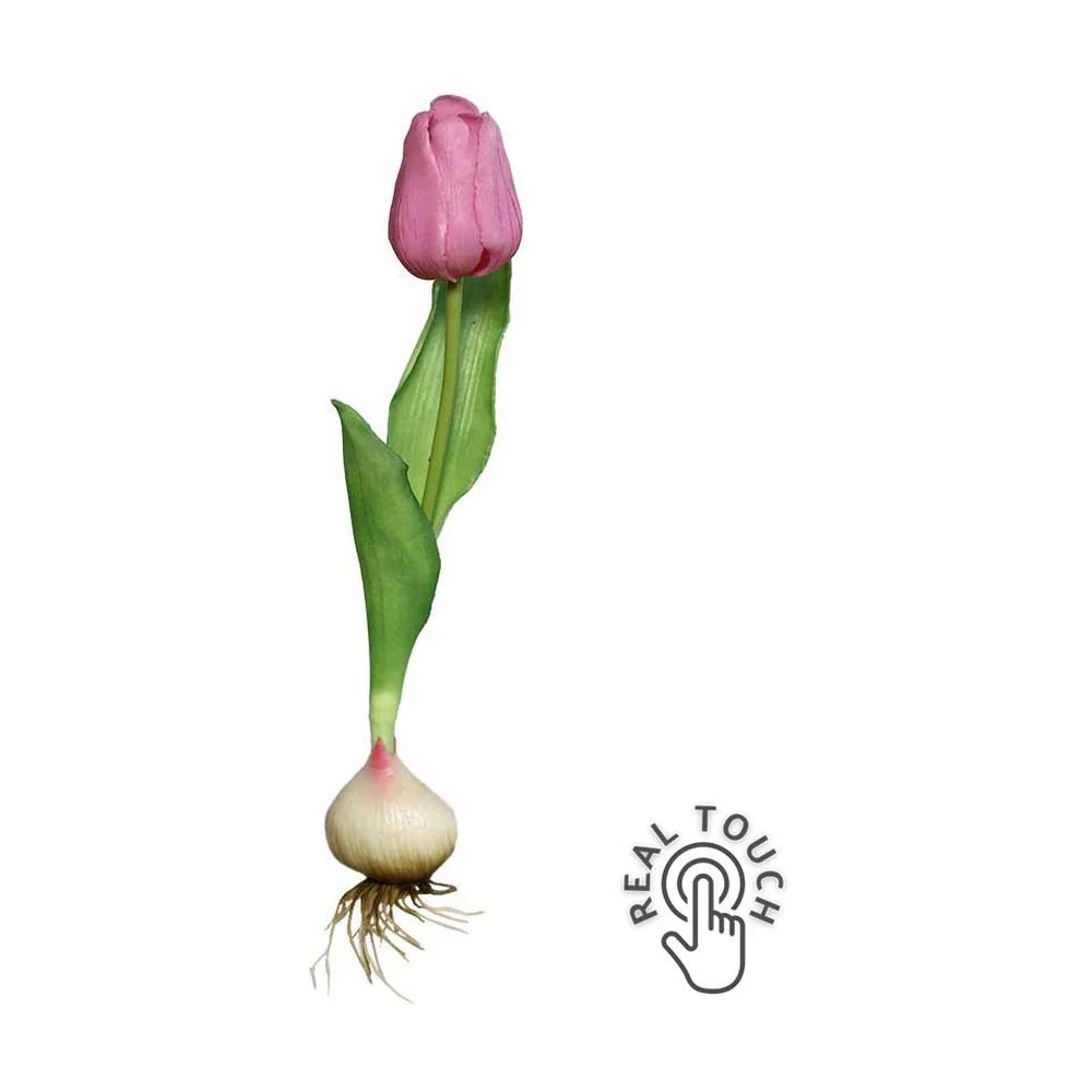 TULIP rózsaszín mű hagymás tulipán 25 cm
