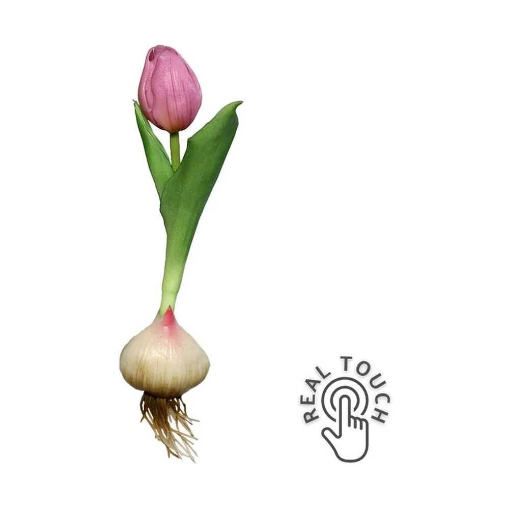 TULIP rózsaszín mű hagymás tulipán 17 cm