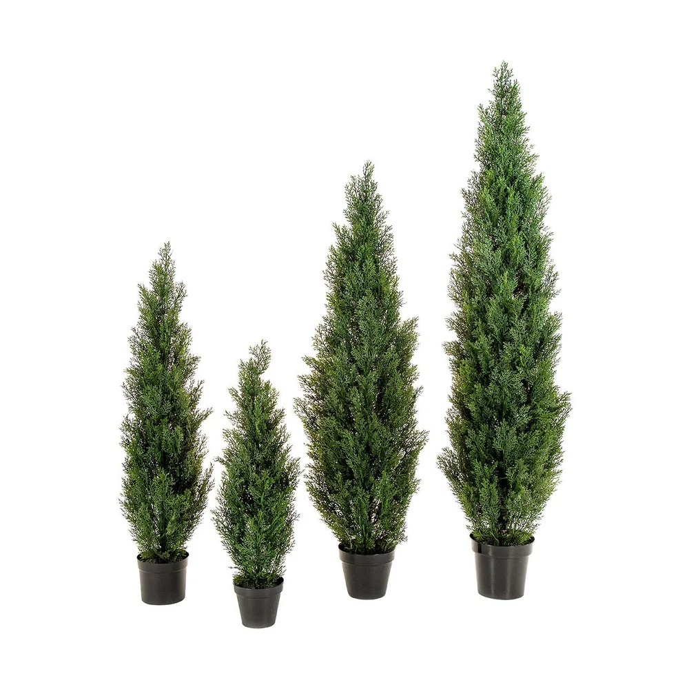 UV-álló cédrus tuja műnövény 150 cm zöld CEDAR THUJA